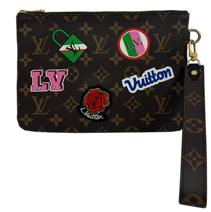 City, 740€, Bolso, Marrón, Canvas - General, Vista frontal